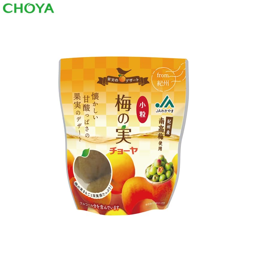 木まるごと1本分の南高梅の実 Amazon | チョーヤ 梅酒のうめ 『 甘漬け梅の実 200g×8袋 』 紀州産南